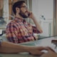Person on the phone