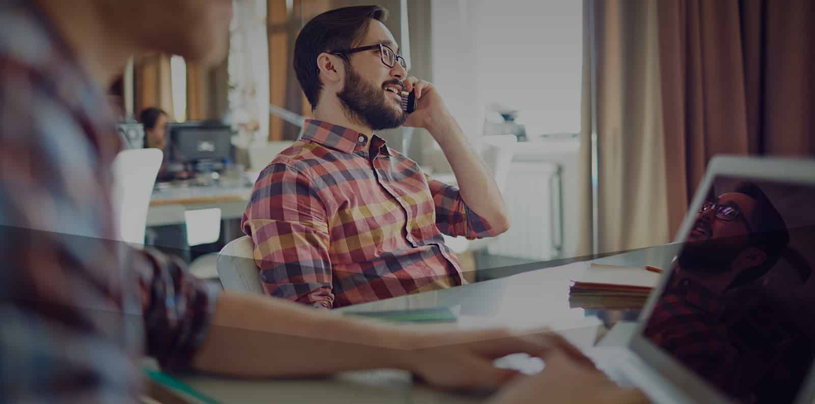 Person on the phone