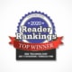 2020 Reader Rankings Top Winner Ribbon