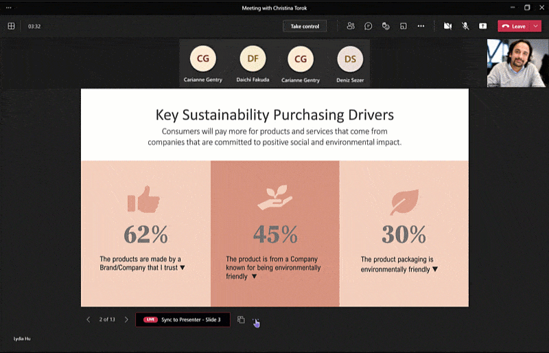 Slide translation capabilities