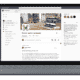 laptop showing view of Microsoft Teams communities