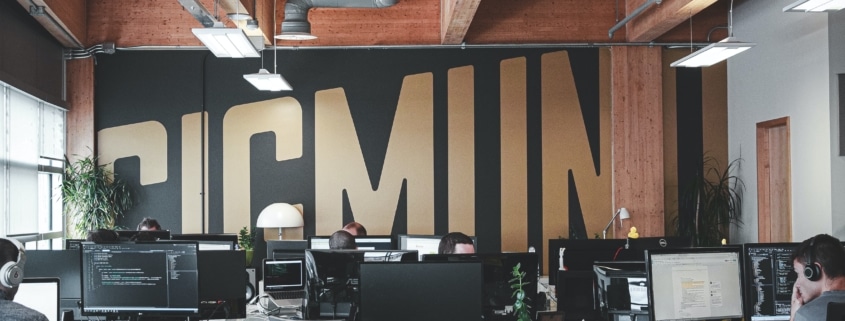 business office at a Kansas IT company