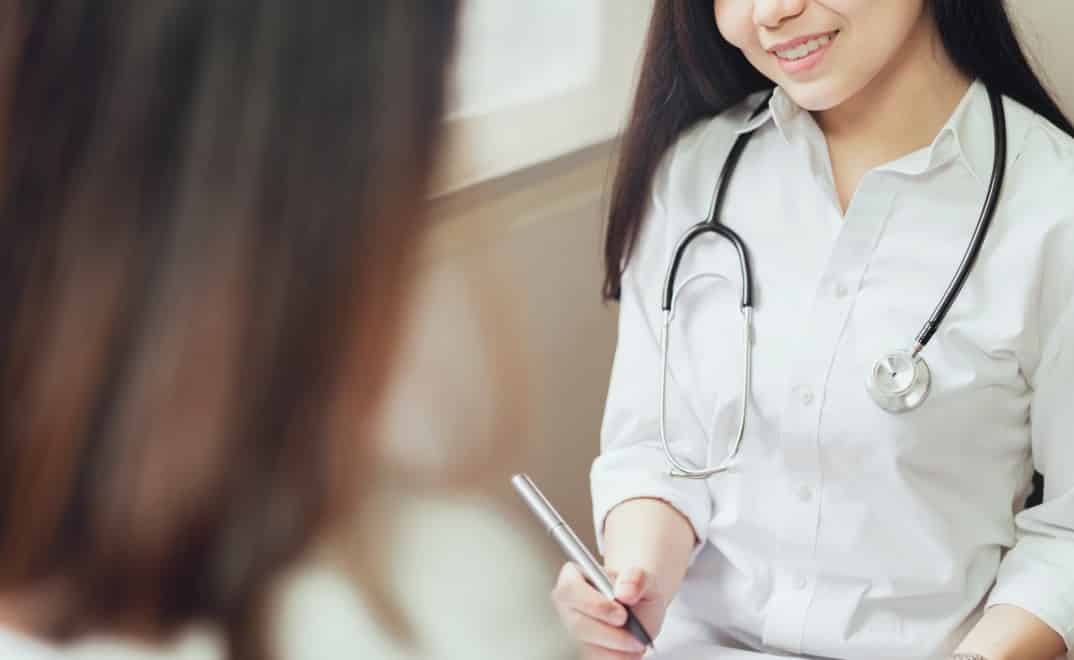 doctor communicating with patient