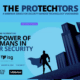 The protechtors diagram with superhero silhouette