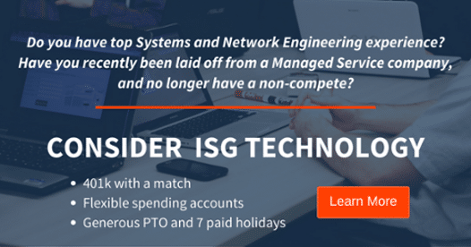 Join the ISG Technology Team